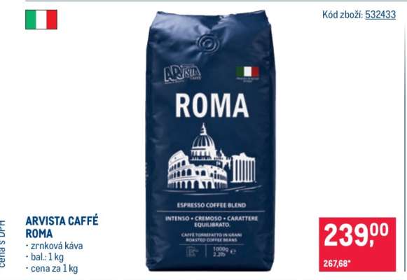 ARVISTA CAFFÉ ROMA