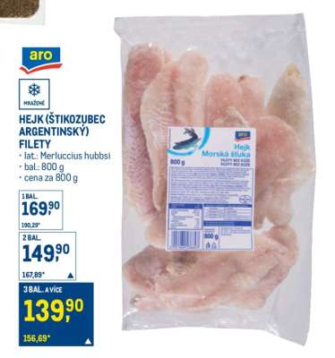 Hejk (Štikozubec argentinský), filety