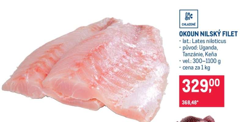Okoun nilský filet