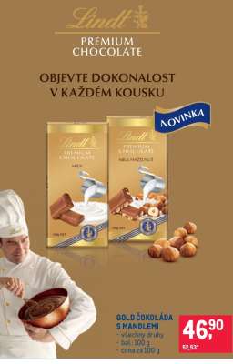 GOLD ČOKOLÁDA S MANDLEMI