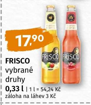 FRISCO vybrané druhy