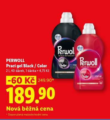 PERWOLL Prací gel Black / Color