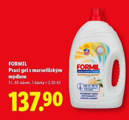 FORMIL Prací gel s marseillským mýdlem