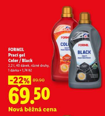 FORMIL Prací gel Color / Black