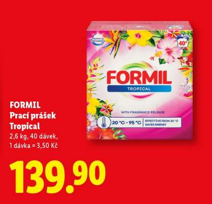 FORMIL Prací prášek Tropical