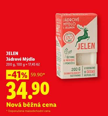 Jelen jádrové mýdlo