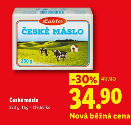 České máslo