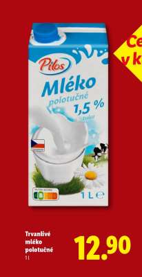TRVANLIVÉ MLÉKO POLOTUČNÉ