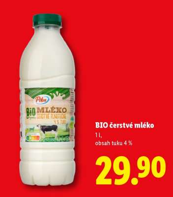 BIO ČERSTVÉ MLÉKO