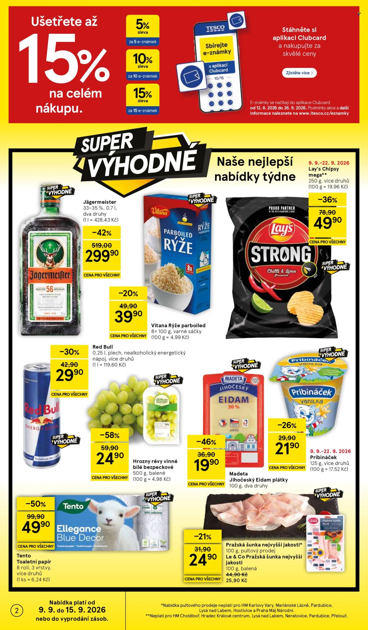 Leták TESCO - 9.9.2026 - 15.9.2026. Strana 2