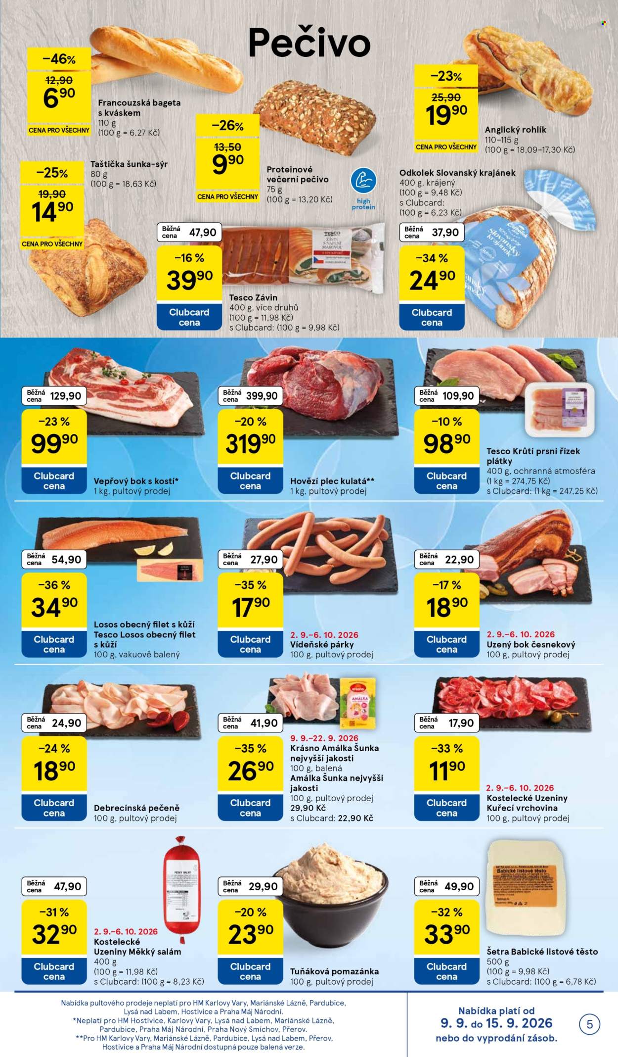 Leták TESCO - 9.9.2026 - 15.9.2026. Strana 5