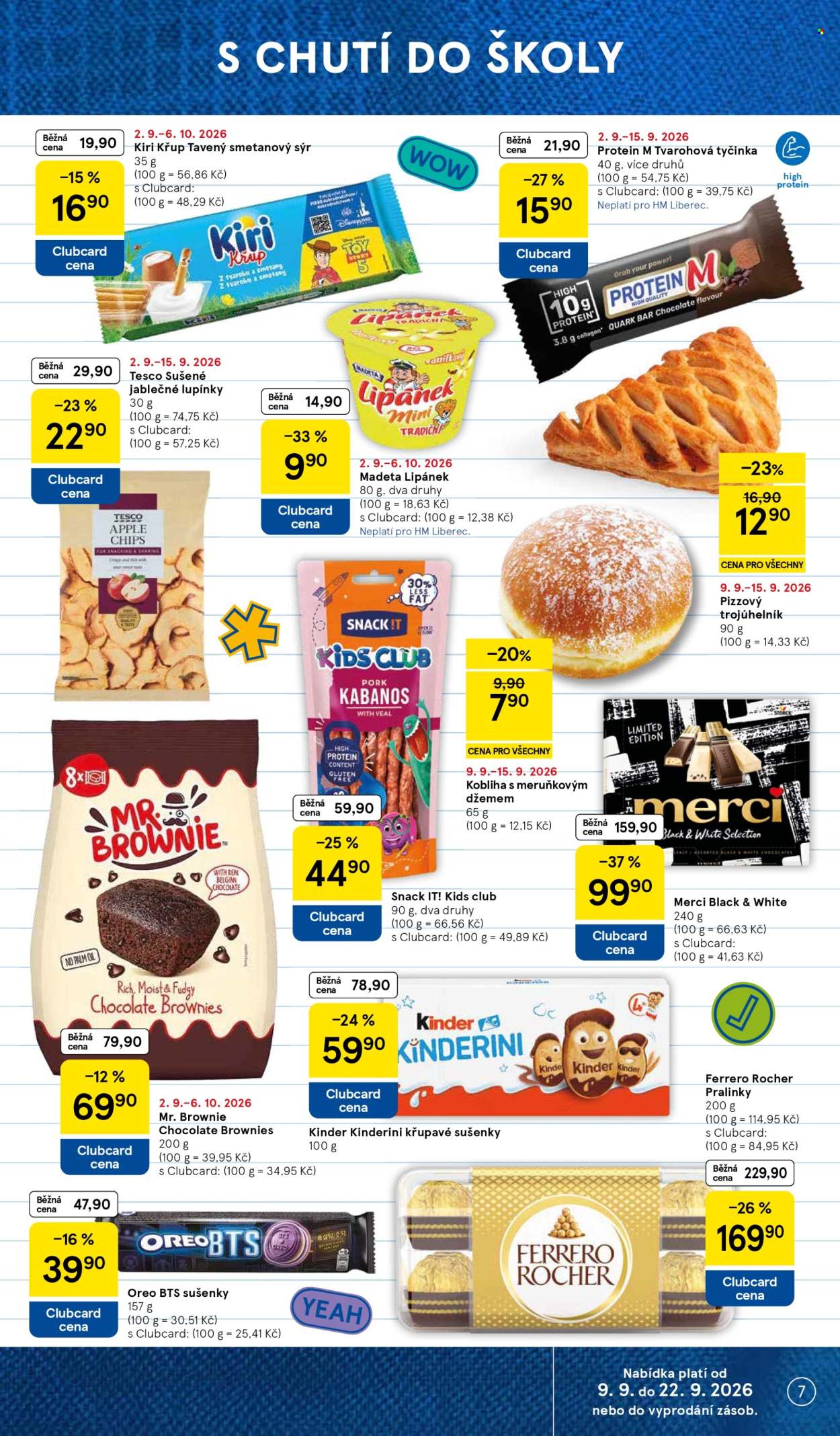 Leták TESCO - 9.9.2026 - 15.9.2026. Strana 7