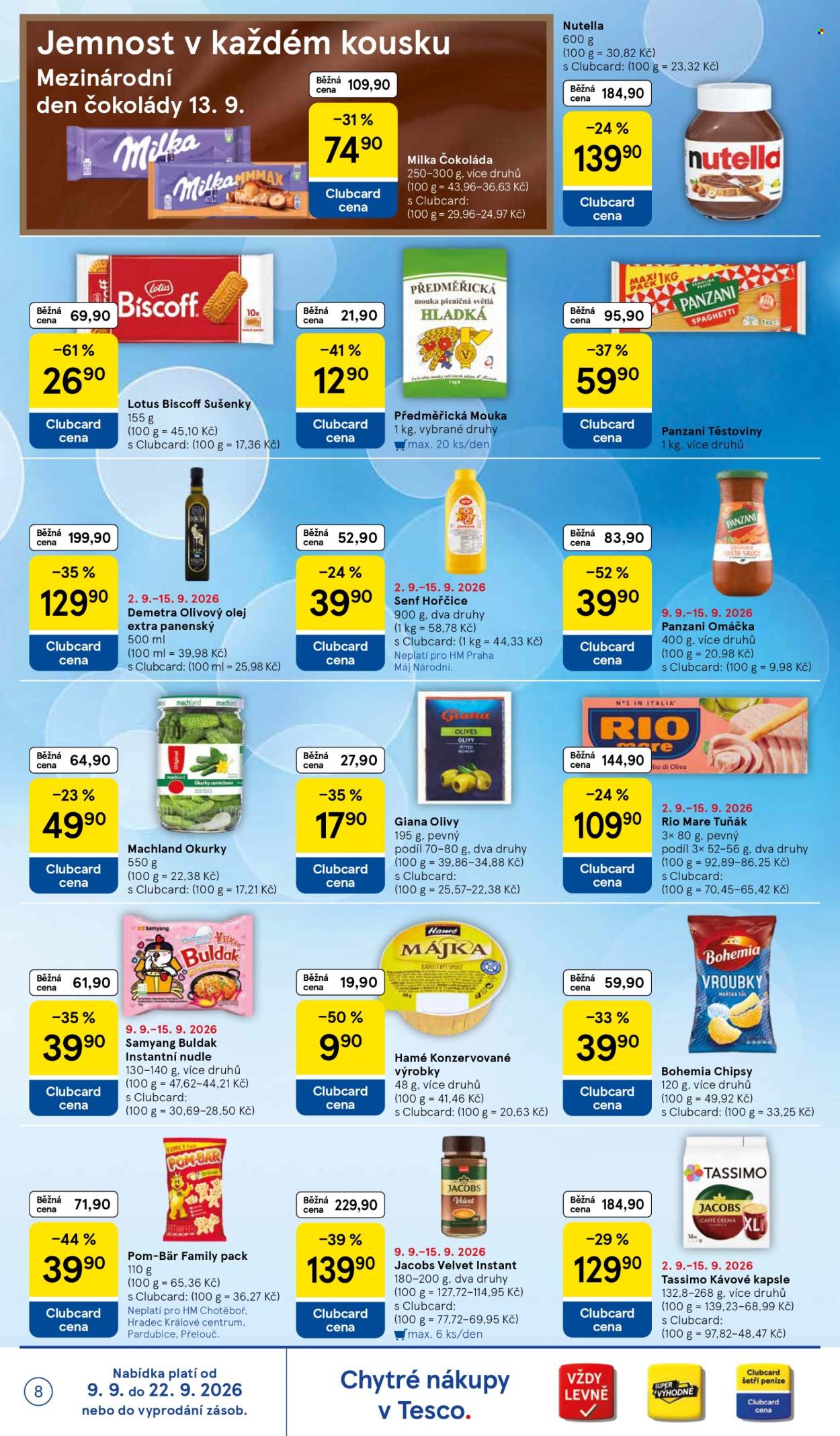 Leták TESCO - 9.9.2026 - 15.9.2026. Strana 8