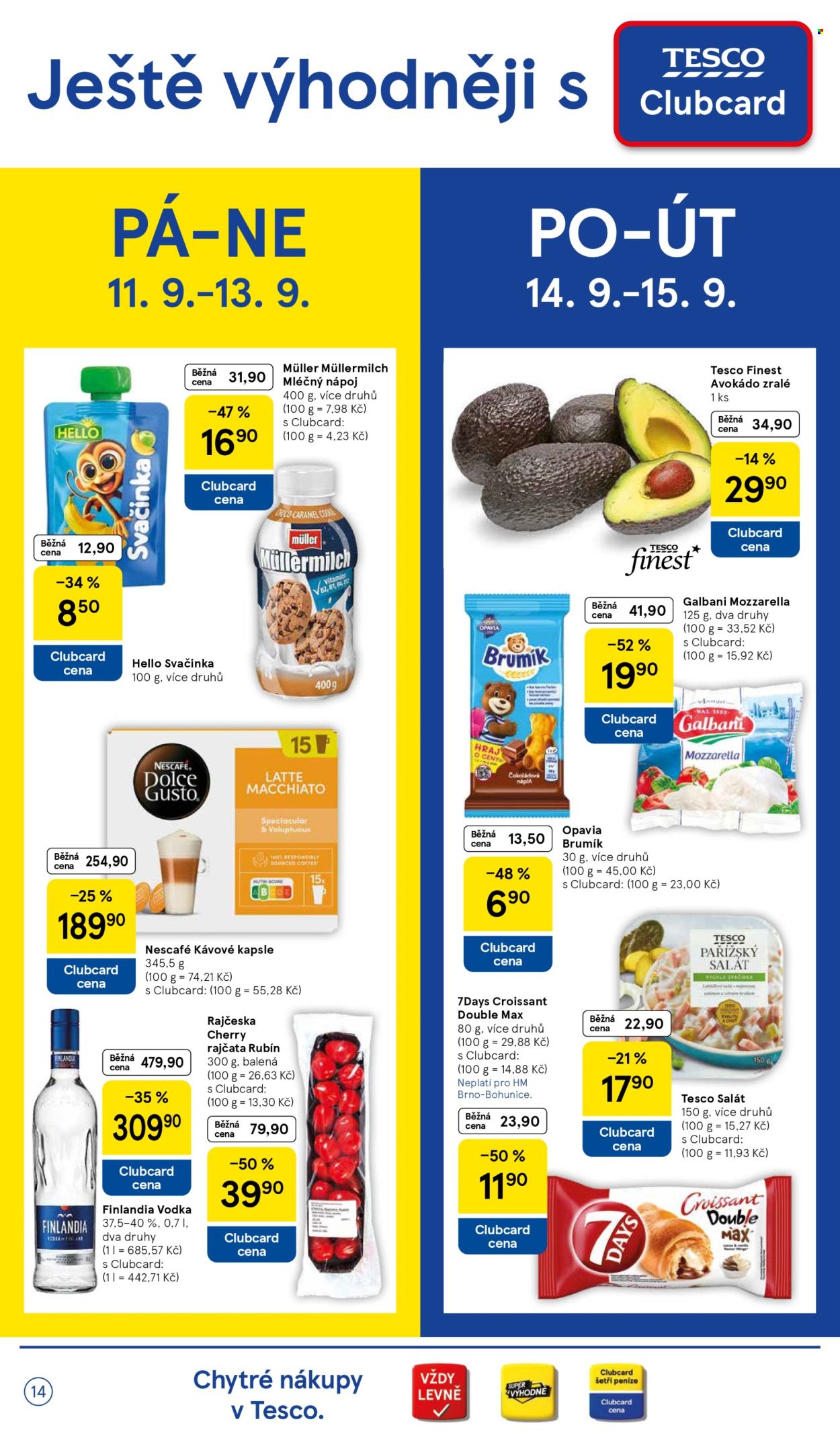 Leták TESCO - 9.9.2026 - 15.9.2026. Strana 14