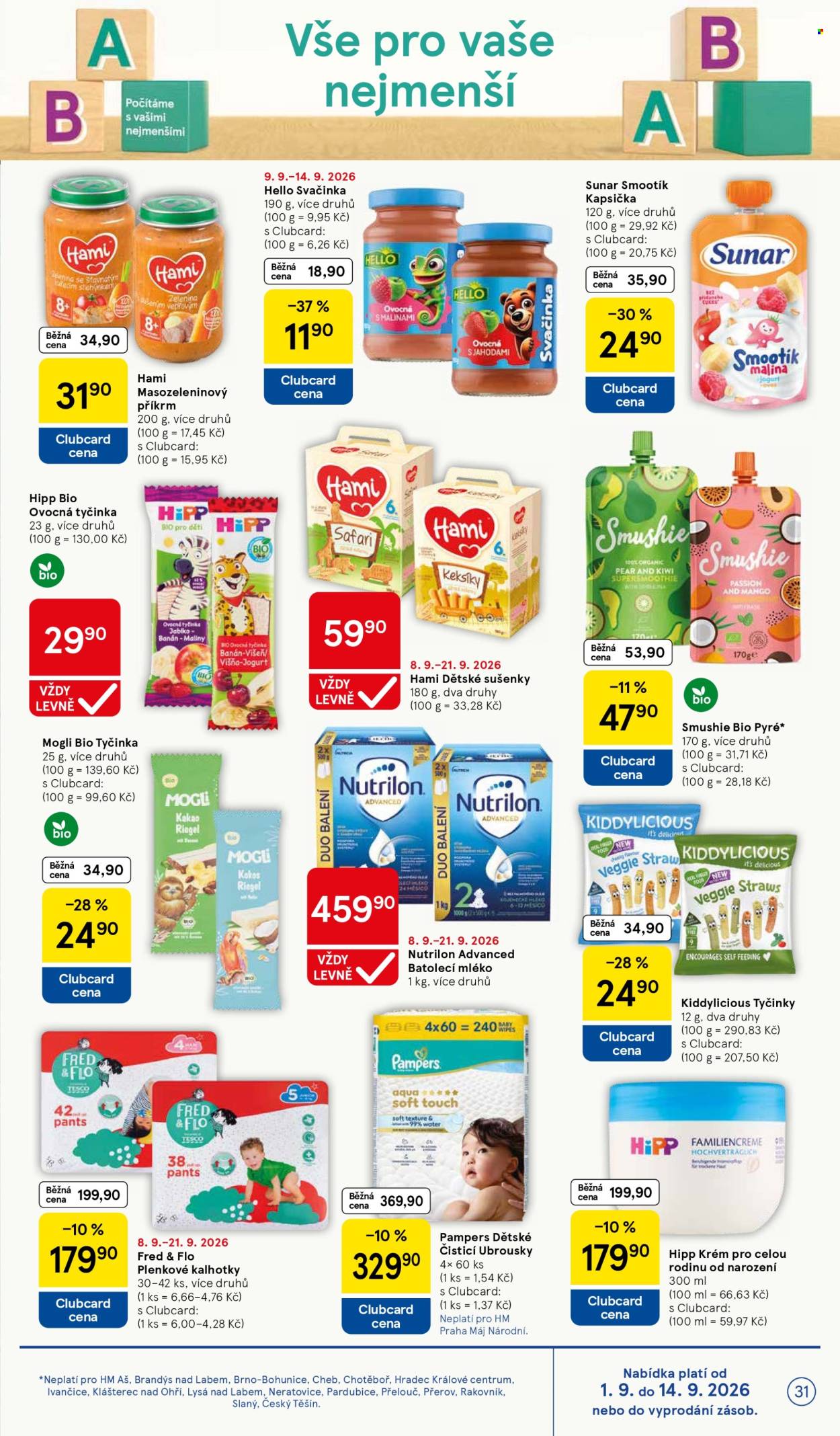 Leták TESCO - 9.9.2026 - 15.9.2026. Strana 31