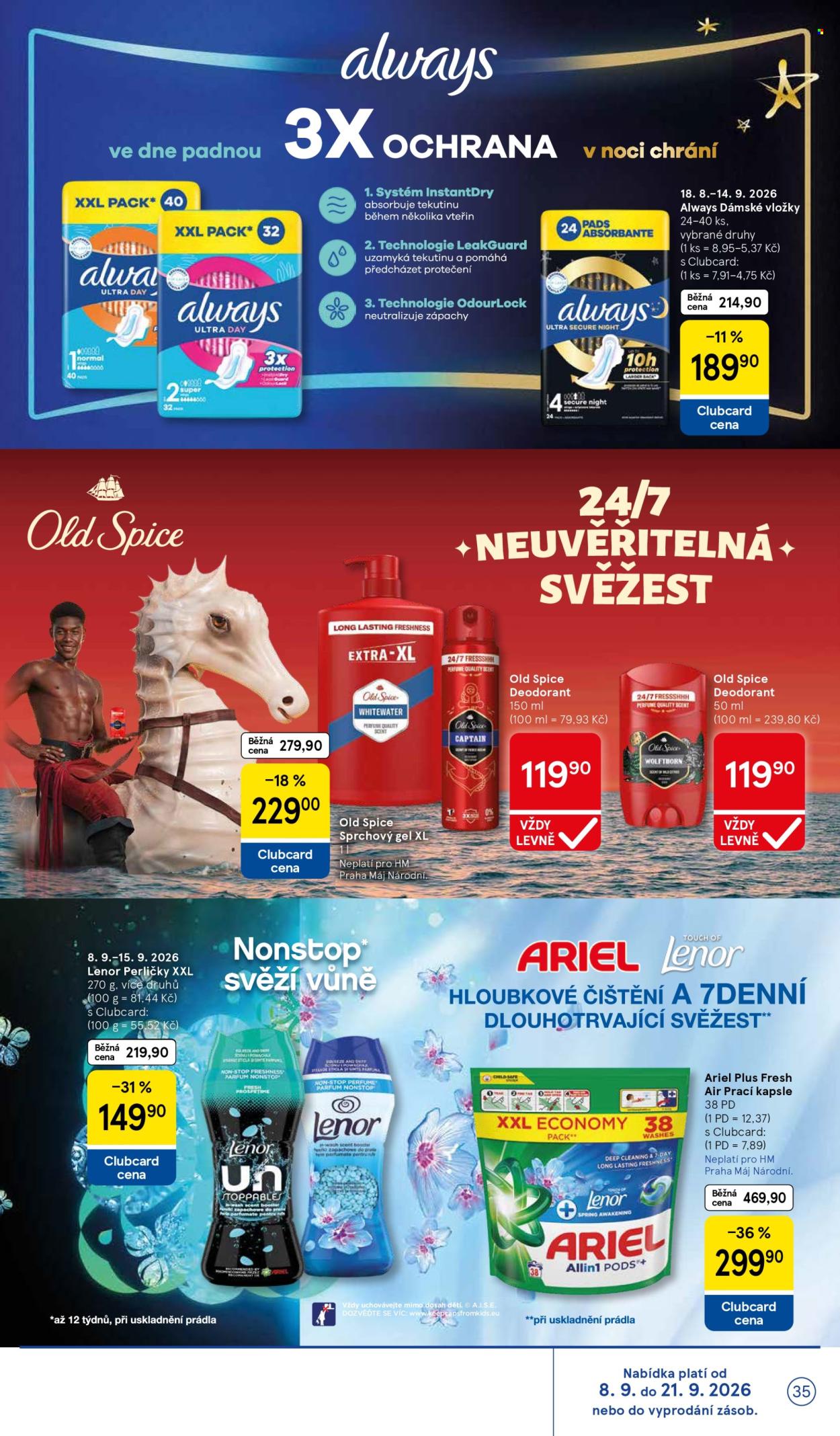 Leták TESCO - 9.9.2026 - 15.9.2026. Strana 35