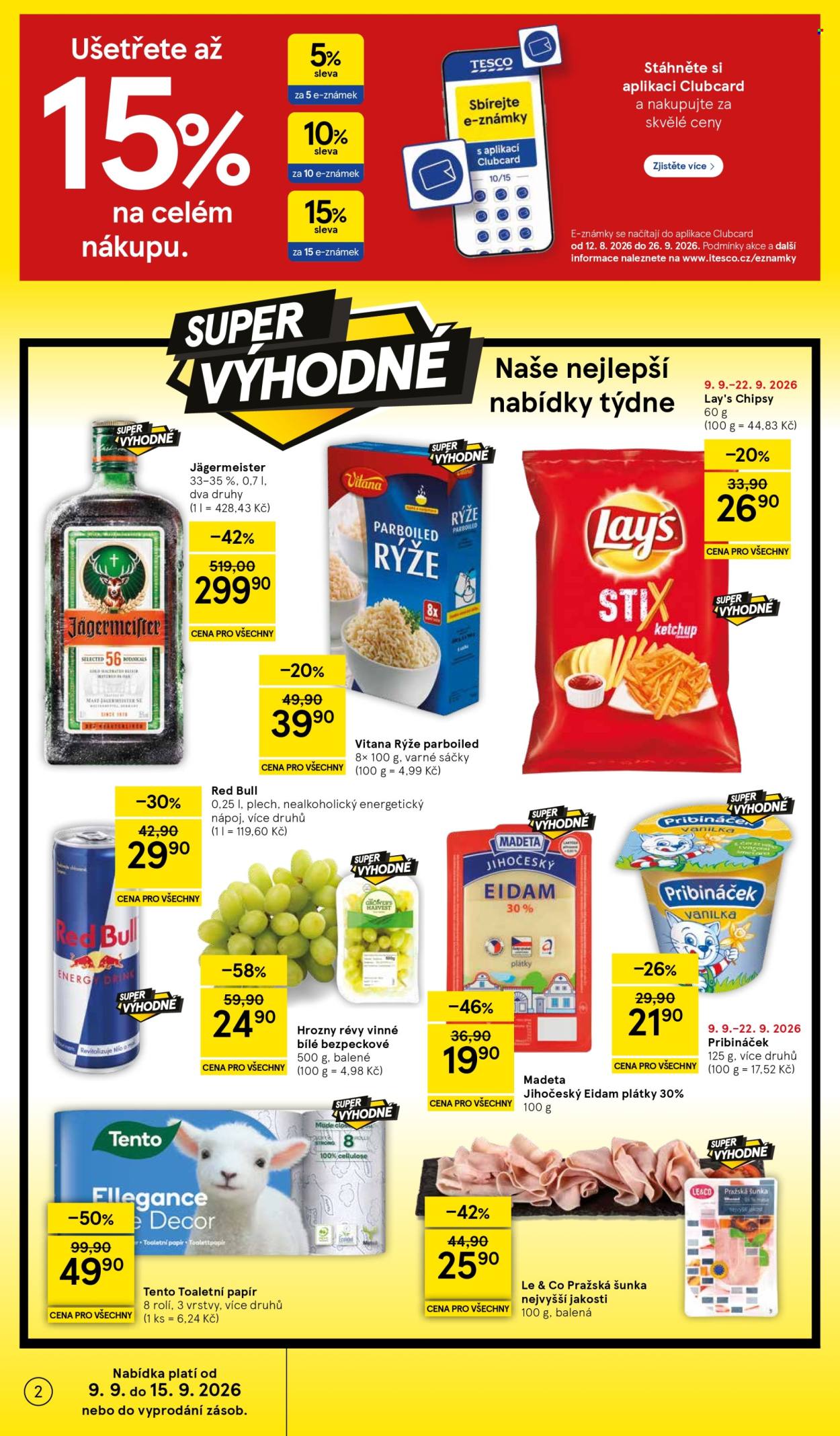 Leták TESCO supermarket - 9.9.2026 - 15.9.2026. Strana 2