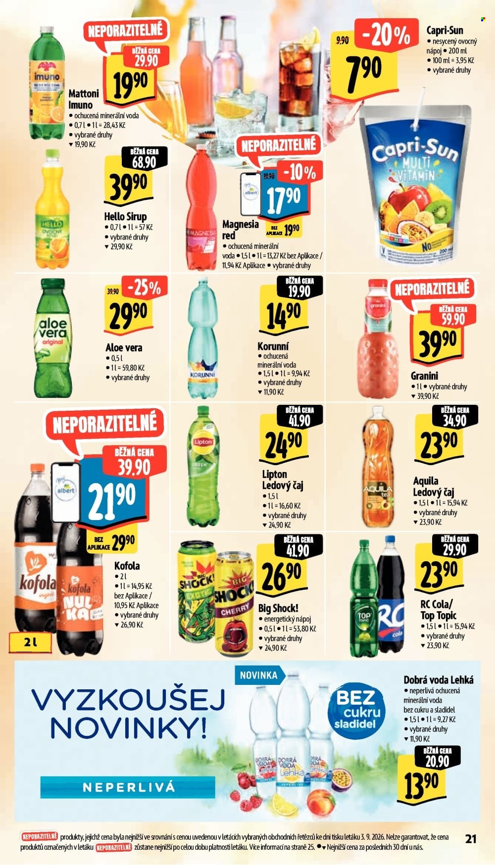 Leták Albert Supermarket - 9.9.2026 - 15.9.2026. Strana 31