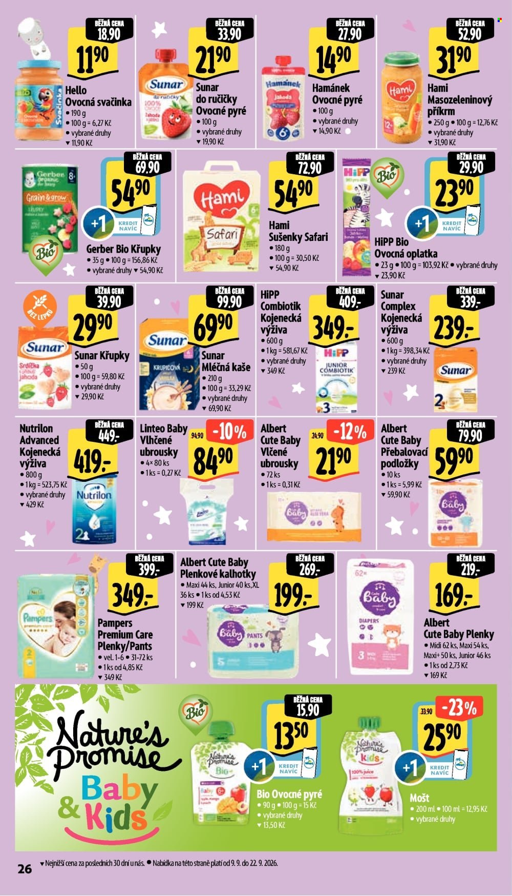 Leták Albert Supermarket - 9.9.2026 - 15.9.2026. Strana 36