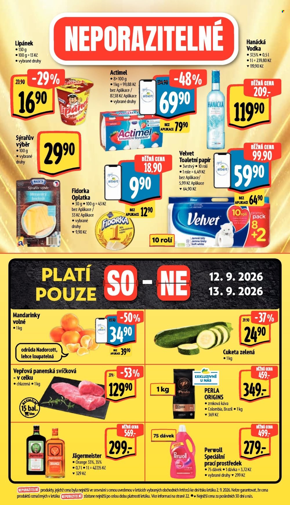 Leták Albert Hypermarket - 9.9.2026 - 15.9.2026. Strana 8