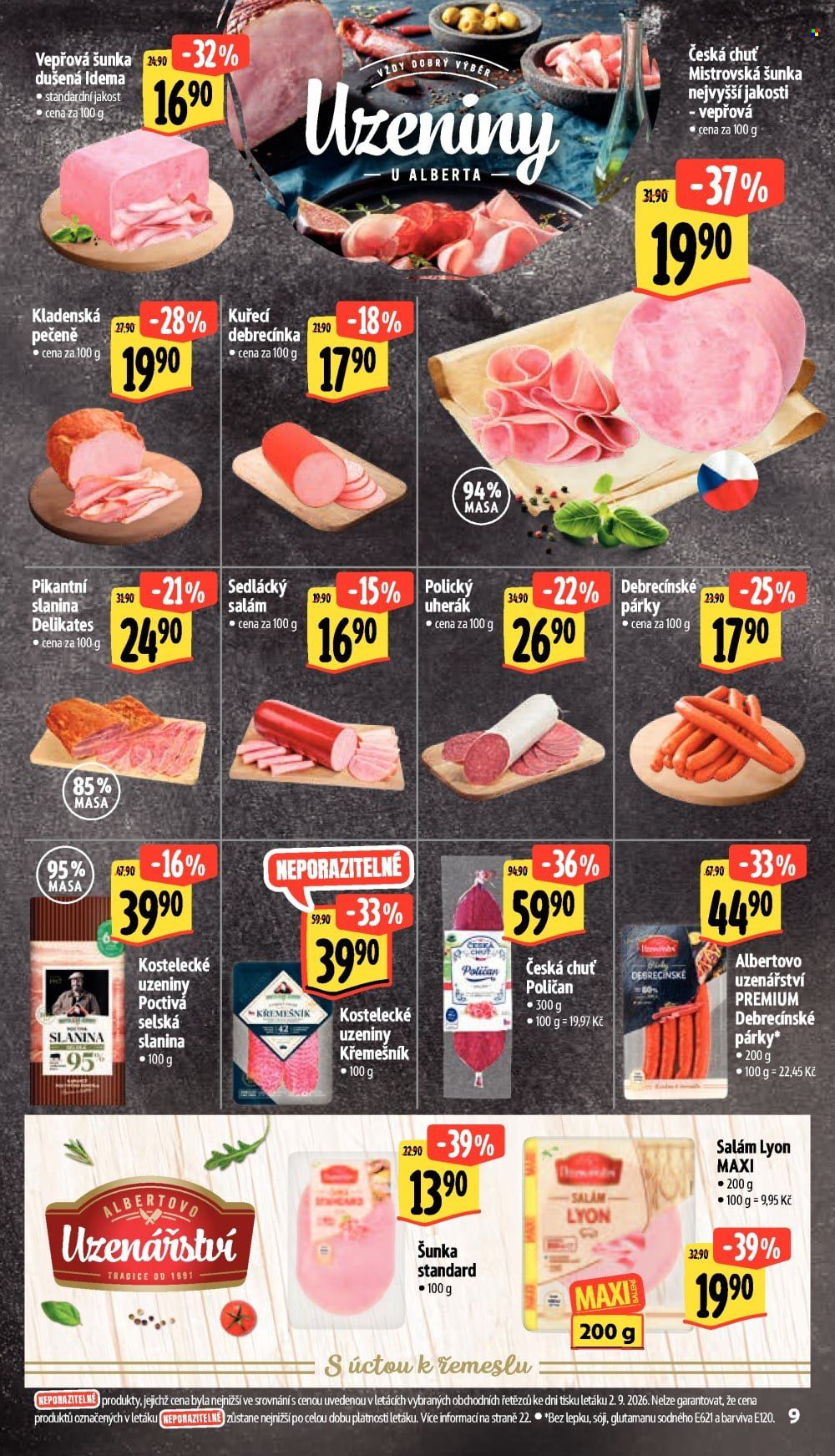 Leták Albert Hypermarket - 9.9.2026 - 15.9.2026. Strana 15