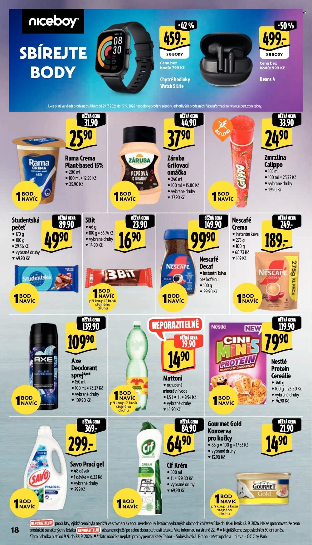 Leták Albert Hypermarket - 9.9.2026 - 15.9.2026. Strana 26
