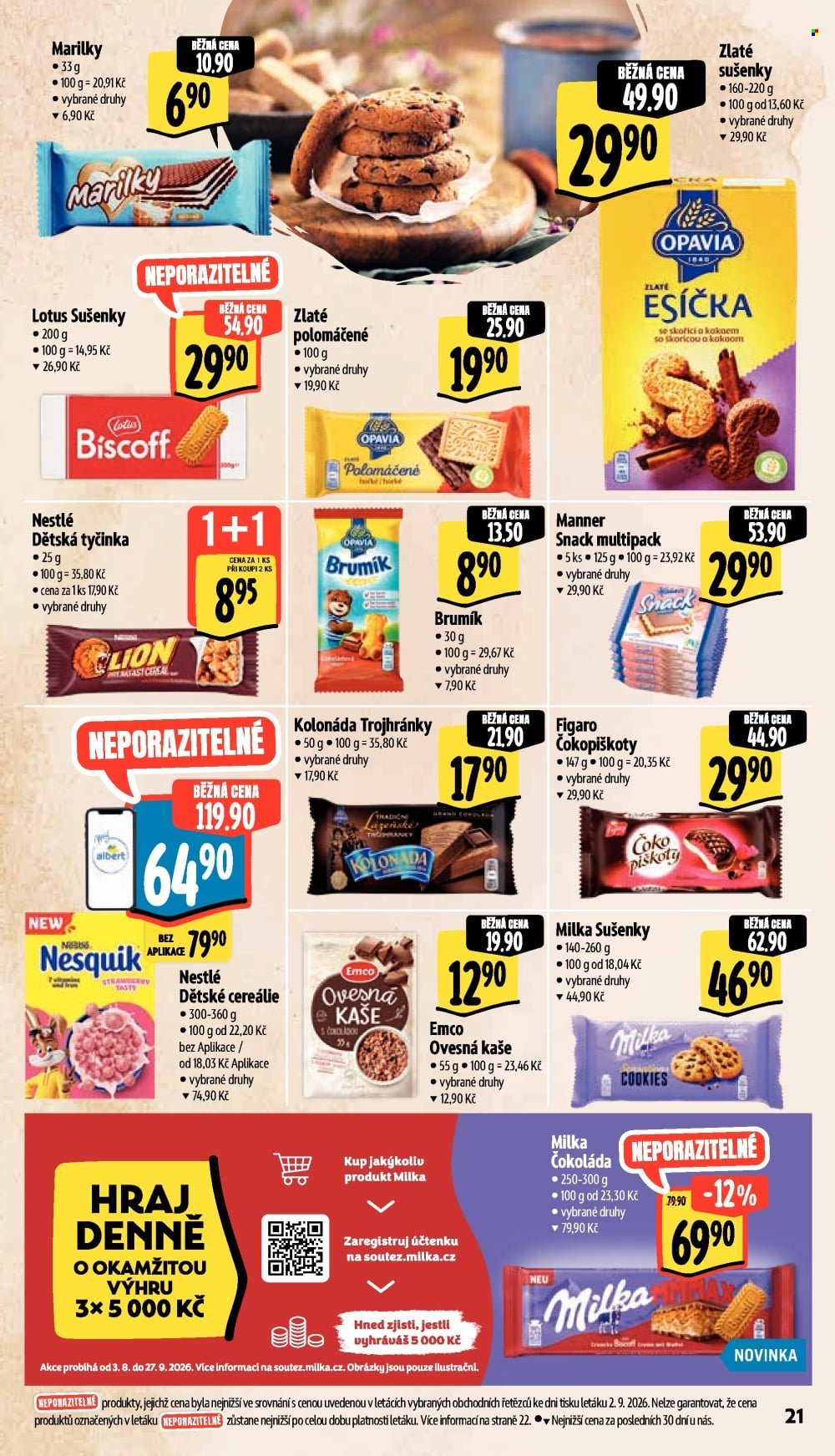 Leták Albert Hypermarket - 9.9.2026 - 15.9.2026. Strana 29