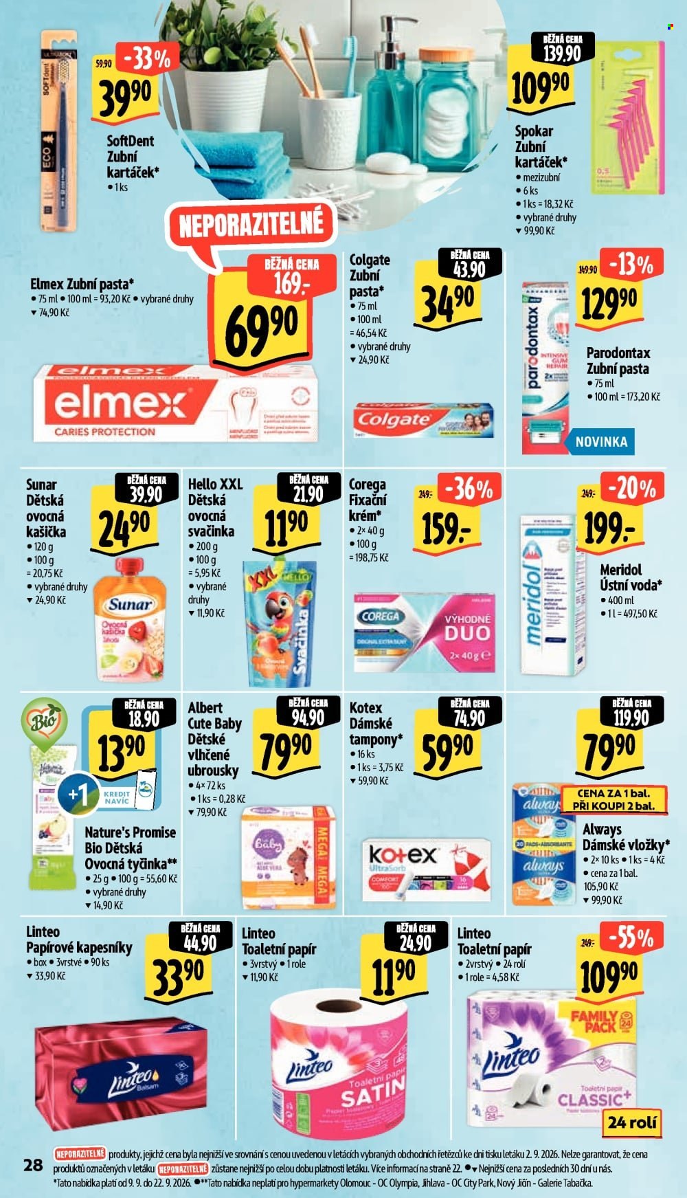 Leták Albert Hypermarket - 9.9.2026 - 15.9.2026. Strana 36