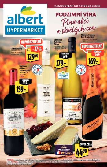 Leták Albert Hypermarket - 9.9.2026 - 22.9.2026.