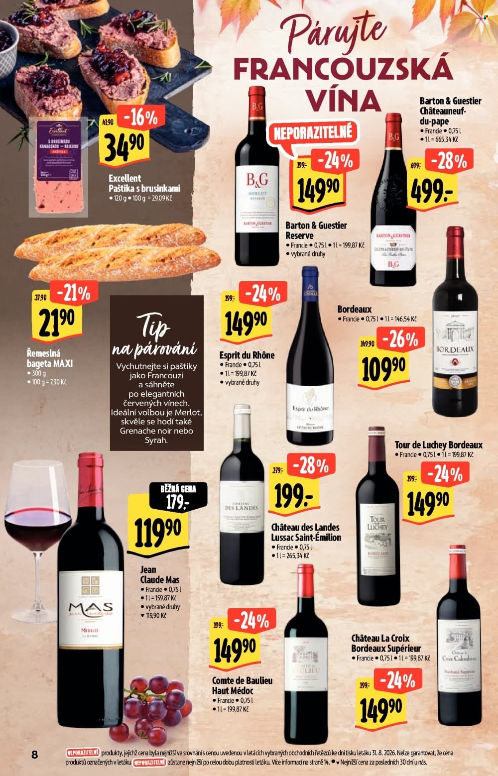 Leták Albert Hypermarket - 9.9.2026 - 22.9.2026. Strana 8