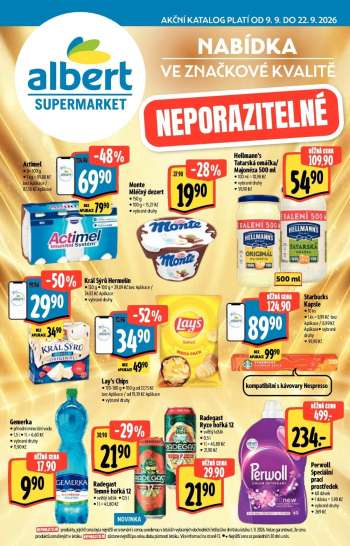 Leták Albert Supermarket - 9.9.2026 - 22.9.2026.