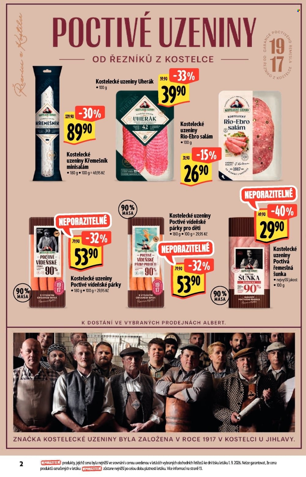 Leták Albert Supermarket - 9.9.2026 - 22.9.2026. Strana 2