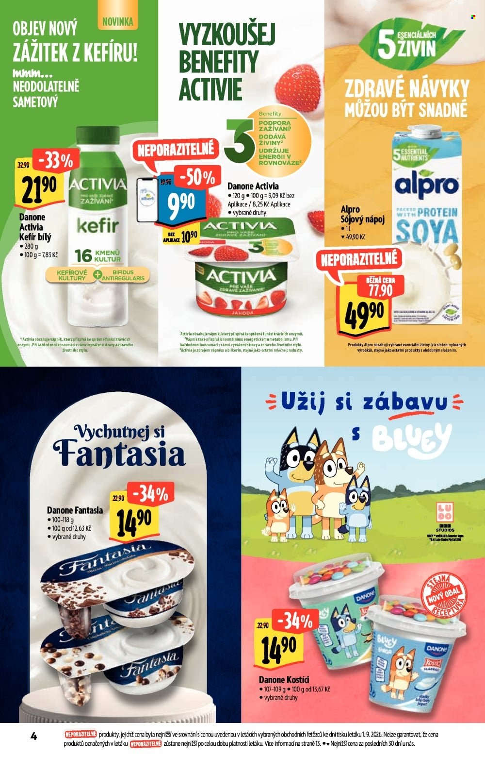 Leták Albert Supermarket - 9.9.2026 - 22.9.2026. Strana 4