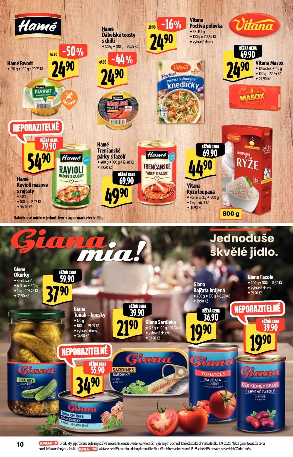 Leták Albert Supermarket - 9.9.2026 - 22.9.2026. Strana 10