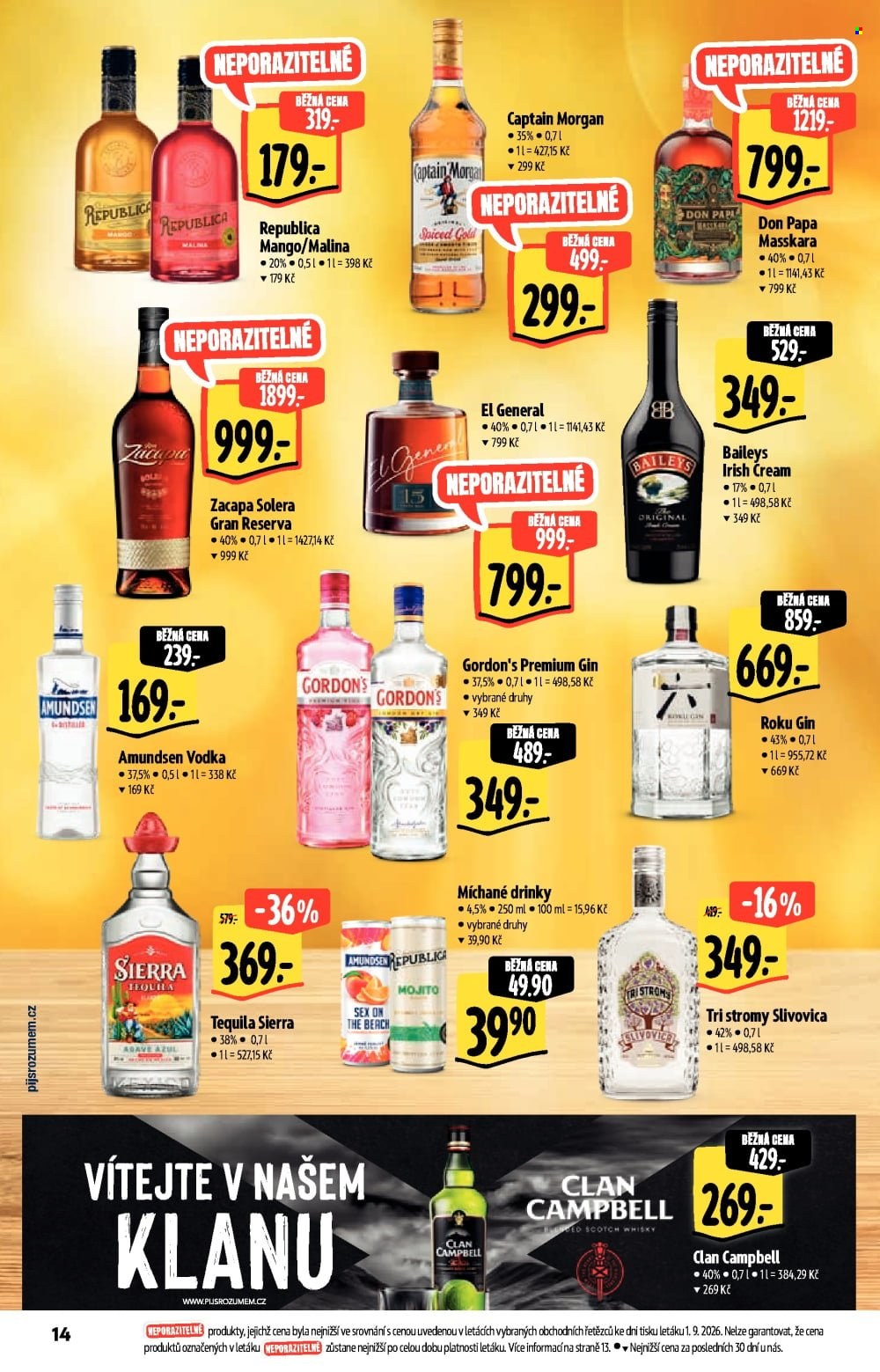 Leták Albert Supermarket - 9.9.2026 - 22.9.2026. Strana 14