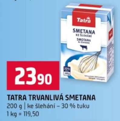 TATRA TRVANLIVÁ SMETANA