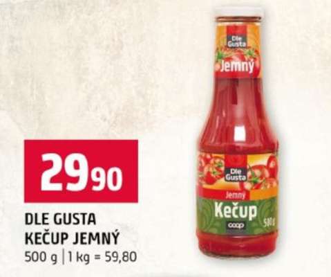 Dle Gusta Kečup Jemný
