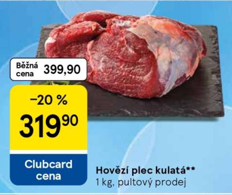 Hovězí plec kulatá
