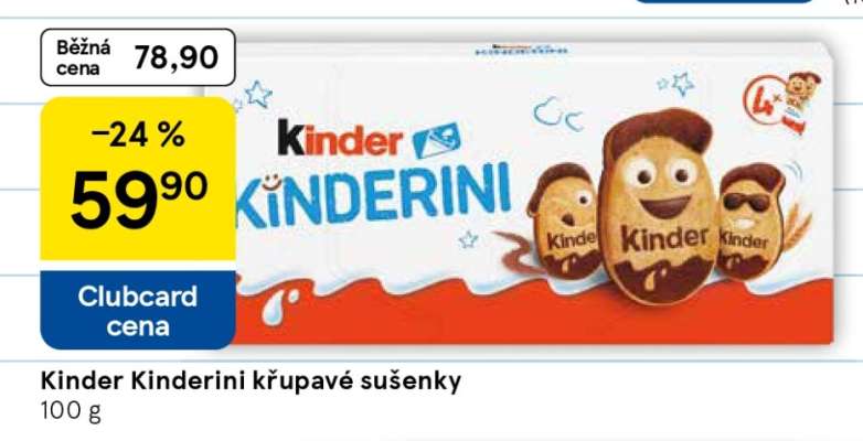 Kinder Kinderini křupavé sušenky