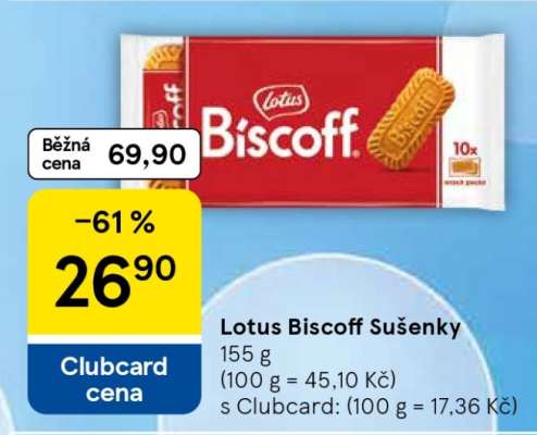 Lotus Biscoff sušenky