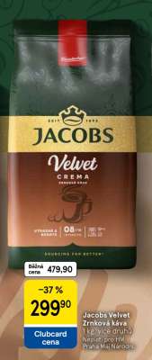 Jacobs Velvet Zrnková káva