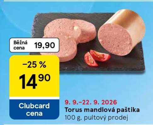 Torus Mandlová paštika