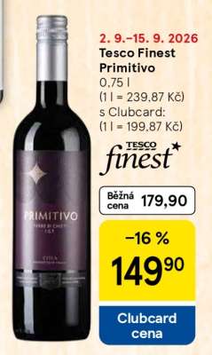 Tesco Finest Primitivo