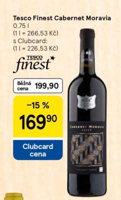 Tesco Finest Cabernet Moravia