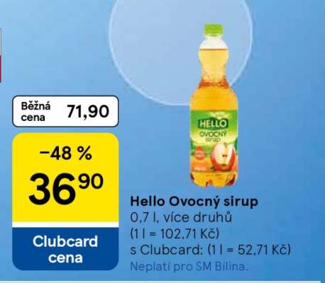 Hello Ovocný sirup