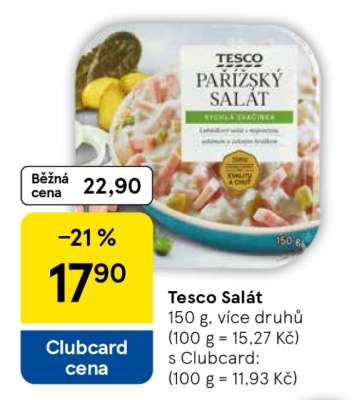 Tesco Salát