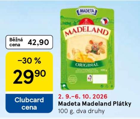 Madeta Madeland plátky
