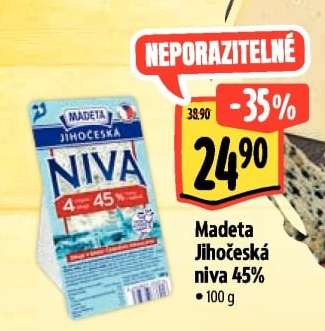Madeta Jihočeská Niva 45%