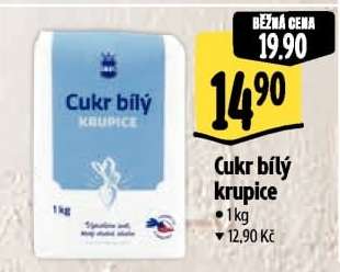Cukr bílý krupice
