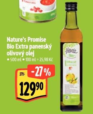 Nature's Promise Bio Extra panenský olivový olej